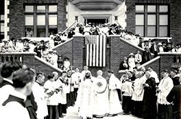 Dedication ceremony in Bellevue, Neb.