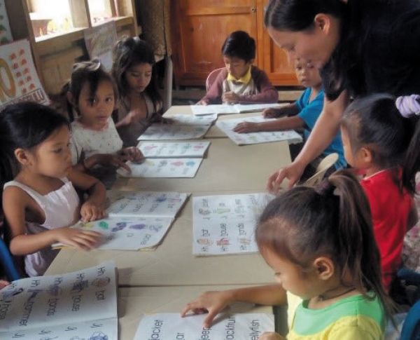 Columban Sisters run a preschool in the Philippines.